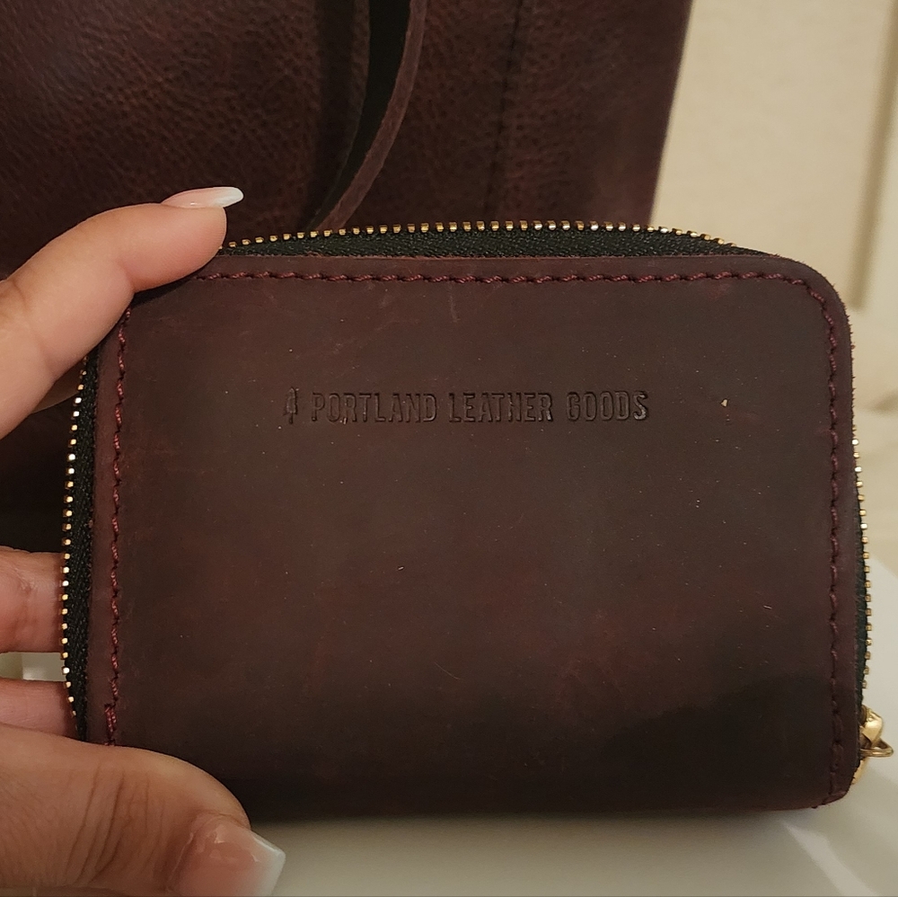 Portland Leather Small Zip Wallet